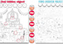 convert image to line art for adult coloring, hidden object puzzle, illustration